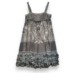 DVF Oleada Babydoll Dress Silk Ruffled Skirt Alice Cullen Twilight NWT Sz 6